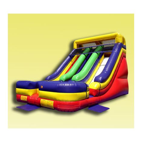 Giant Double Lane Slide Jumper for rent in San Diego