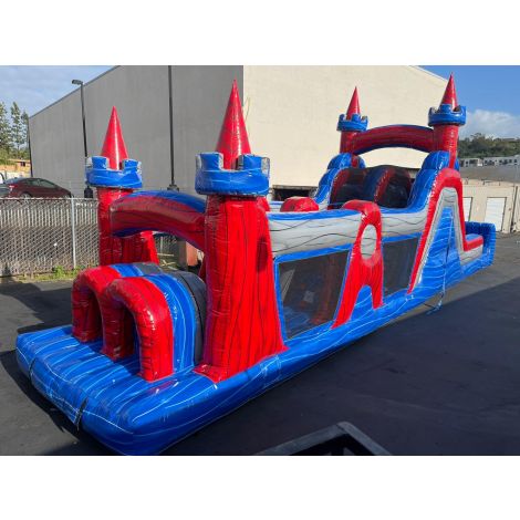 50 ft Castle Tower Dry Obstacle Course (sku i534)