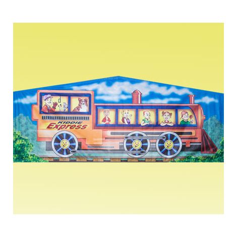 Train Module Jumper Art Banner in San Diego