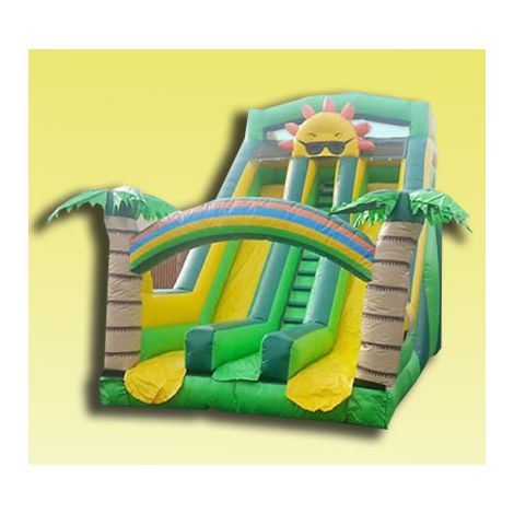 Tropical Sunshine Dry Slide Jumper for rent in San Diego