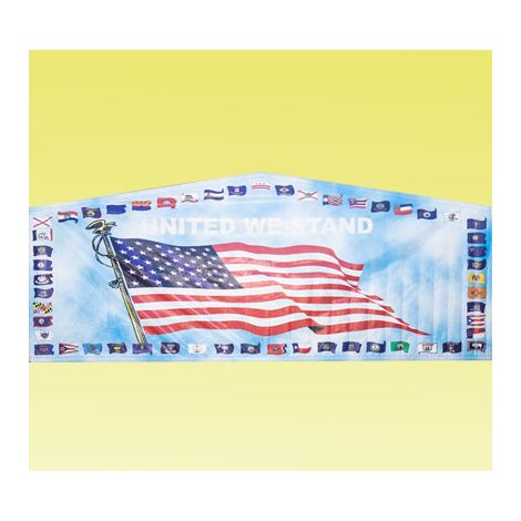 United We Stand Military Art Banner in San Diego