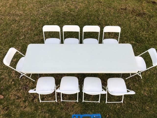 8ft Rectangular Table With 10 Chairs, How Many Seats At An 8 Ft Table
